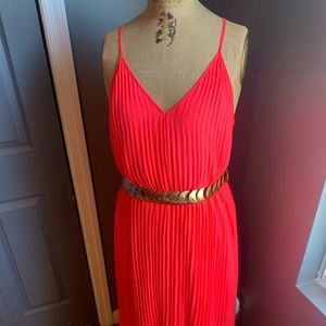 Beautiful VIctoria secret hot pink maxi dress